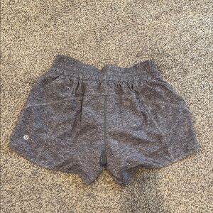 Lululemon Athletica Gray Athletic Shorts with Elastic Waistband